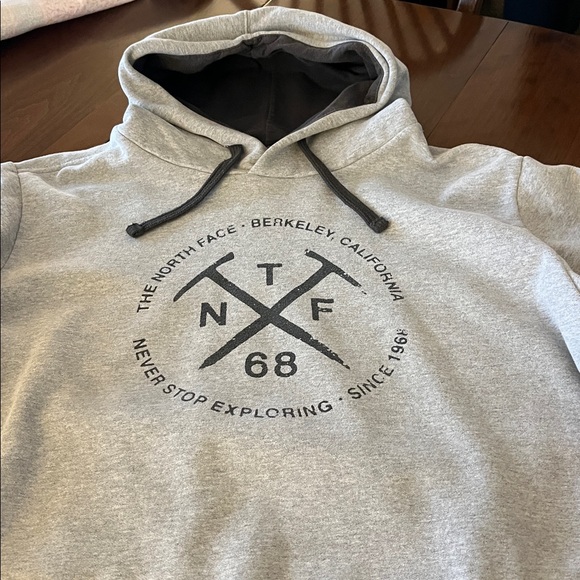 The North Face Light Gray California Berkeley Graphic Hoodie for Men - Picture 3 of 5